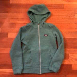 Girls Patagonia better sweater. Teal xl